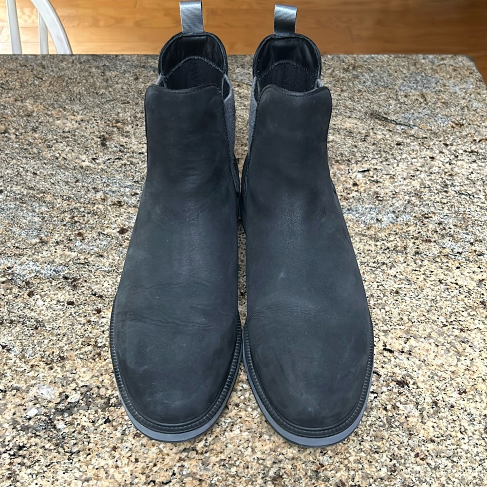 Men’s “Swims” black suede Chelsea boot